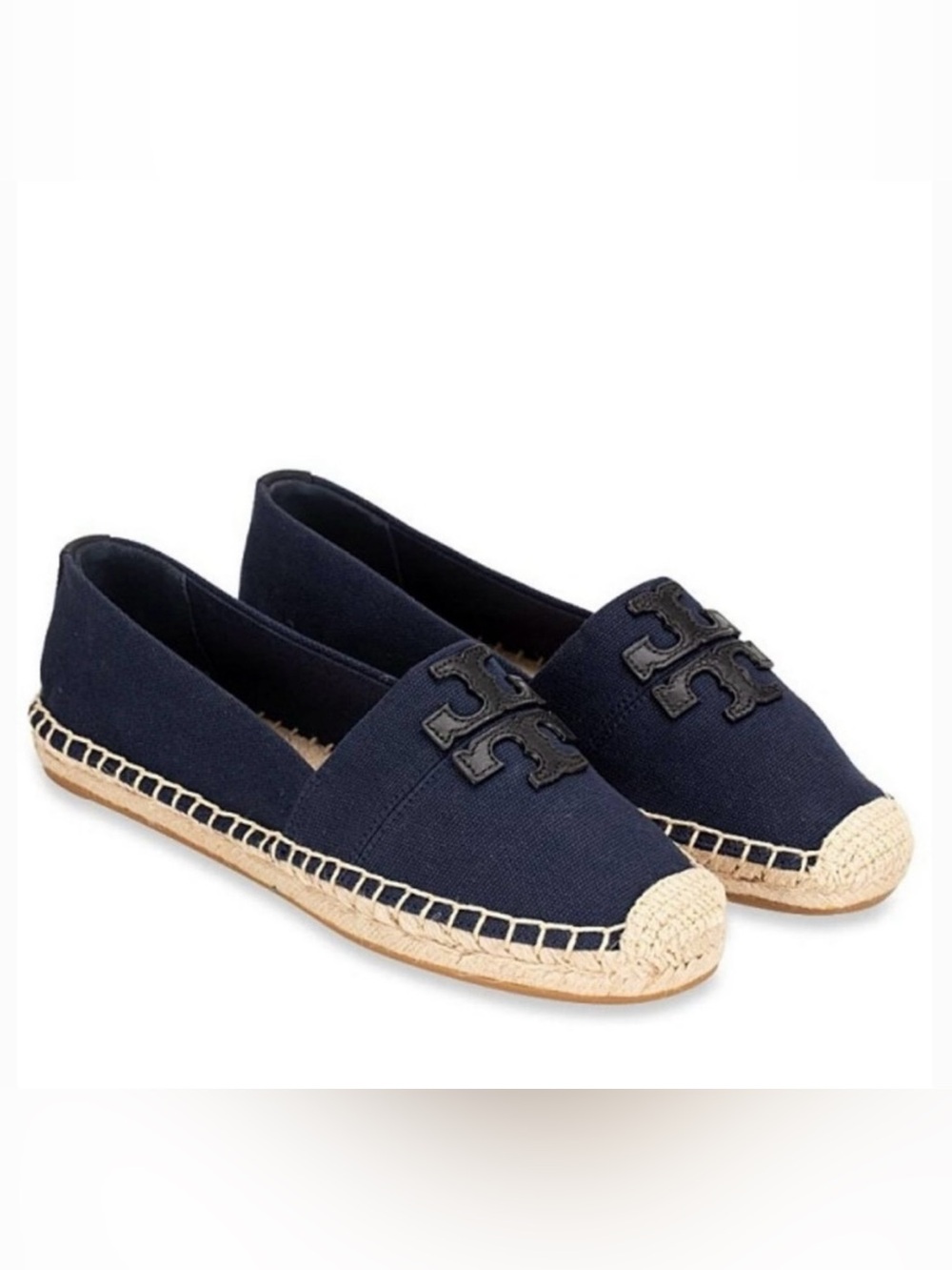 Tory Burch Weston Flat Espadrille | Navy & Black